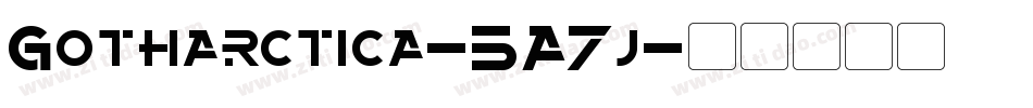 Gotharctica-5A7j字体转换