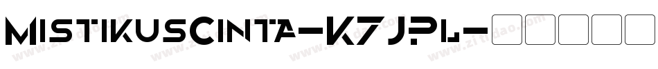 MistikusCinta-K7JPl字体转换