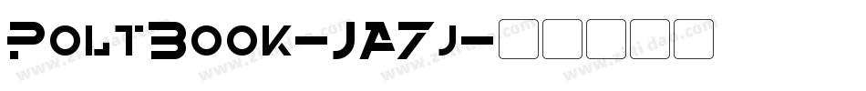 PoltBook-JA7j字体转换
