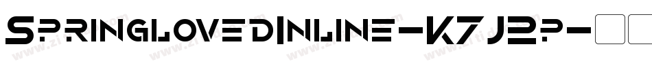 SpringlovedInline-K7J2p字体转换