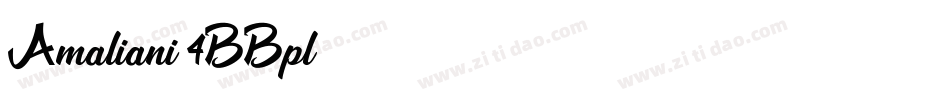 Amaliani-4BBpl字体转换