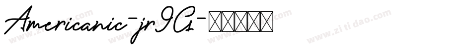 Americanic-jr9G字体转换