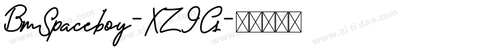 BmSpaceboy-XZ9G字体转换