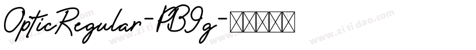 OpticRegular-PB9g字体转换 OpticRegular-PB9g字体转换
