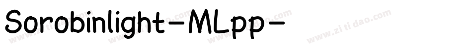 Sorobinlight-MLpp字体转换