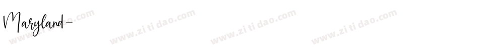 Maryland字体转换