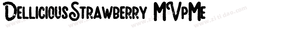 DelliciousStrawberry-MVpMe字体转换