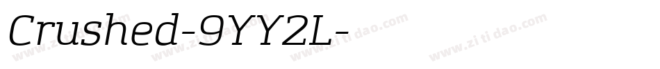 Crushed-9YY2L字体转换