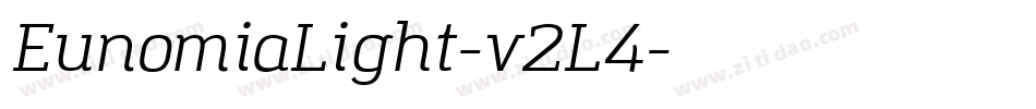 EunomiaLight-v2L4字体转换