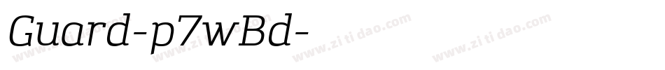 Guard-p7wBd字体转换