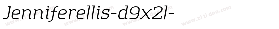 Jenniferellis-d9x2l字体转换 Jenniferellis-d9x2l字体转换