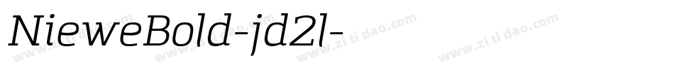 NieweBold-jd2l字体转换