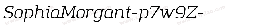 SophiaMorgant-p7w9Z字体转换