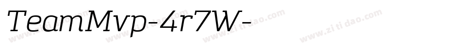 TeamMvp-4r7W字体转换