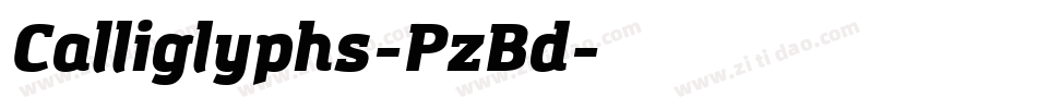 Calliglyphs-PzBd字体转换