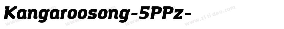 Kangaroosong-5PPz字体转换