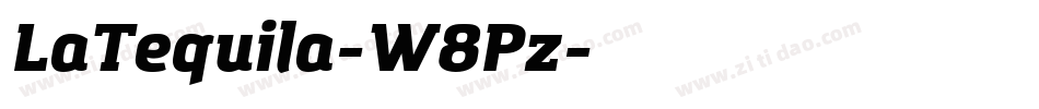 LaTequila-W8Pz字体转换