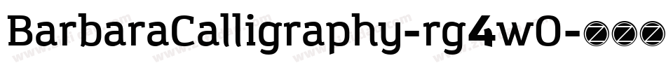 BarbaraCalligraphy-rg4wO字体转换