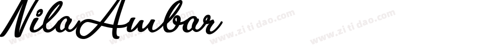 NilaAmbar字体转换