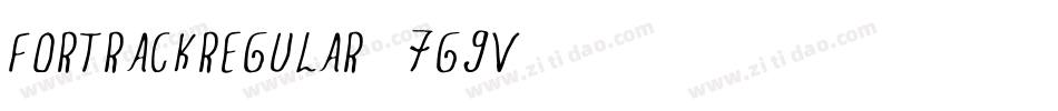 FortrackRegular-6G8v字体转换 FortrackRegular-6G8v字体转换