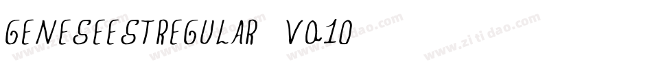 GeneseestRegular-vq0O字体转换 GeneseestRegular-vq0O字体转换