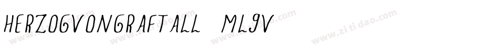 HerzogvongrafTall-ml8V字体转换