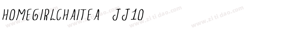 Homegirlchaitea-jj0O字体转换