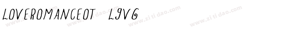 Loveromanceot-l8v5字体转换