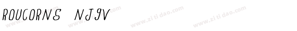 Roucorns-nJ8V字体转换