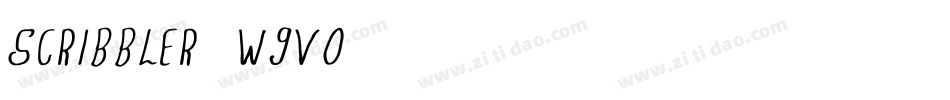 Scribbler-W8V9字体转换