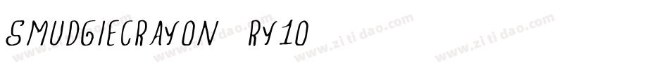 SmudgieCrayon-rY0O字体转换