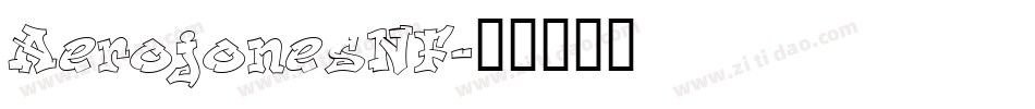 AerojonesNF字体转换