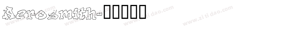 Aerosmith字体转换