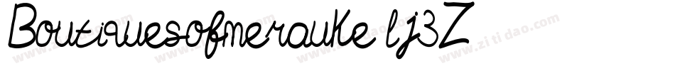 Boutiquesofmerauke-lj3Z字体转换