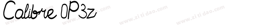 Calibre-0P3z字体转换