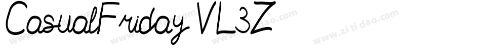 CasualFriday-VL3Z字体转换