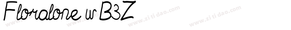 Floralone-wB3Z字体转换