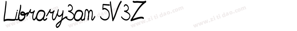 Library3am-5V3Z字体转换