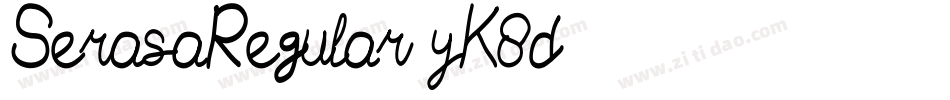 SerasaRegular-yK8d字体转换 SerasaRegular-yK8d字体转换