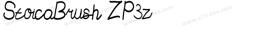 StoicaBrush-ZP3z字体转换
