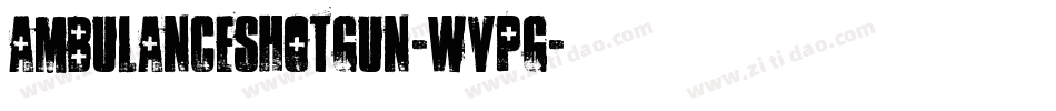 AmbulanceShotgun-WVPG字体转换