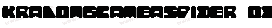 KrAlongCameASpider-oxVq字体转换