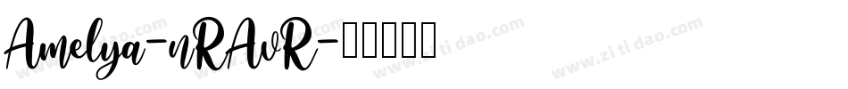 Amelya-nRAvR字体转换