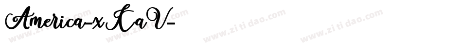 America-xKaV字体转换