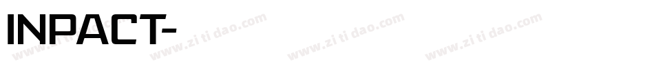 inpact字体转换