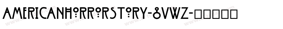 AmericanHorrorStory-8VwZ字体转换