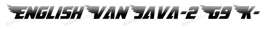 EnglishVanJava-2G9K字体转换