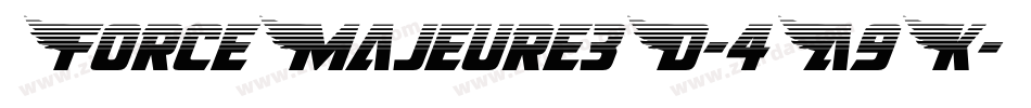ForceMajeure3D-4A9K字体转换