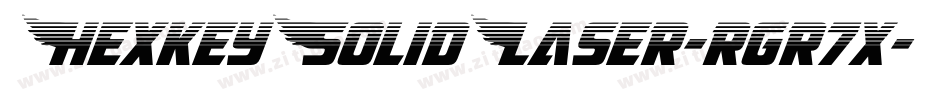 HexkeySolidLaser-rgr7x字体转换
