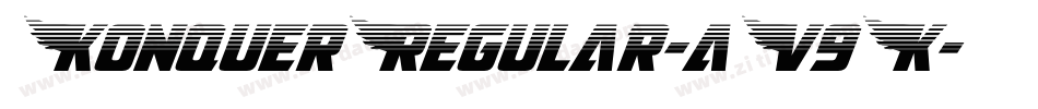 KonquerRegular-aV9K字体转换